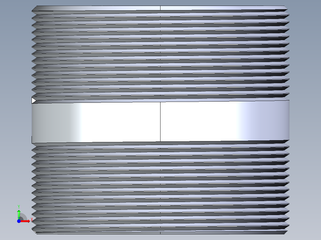 聚氯乙烯配件33-Sch80_Nipple_MPTxMPT_861-423_4in x 4in前视图