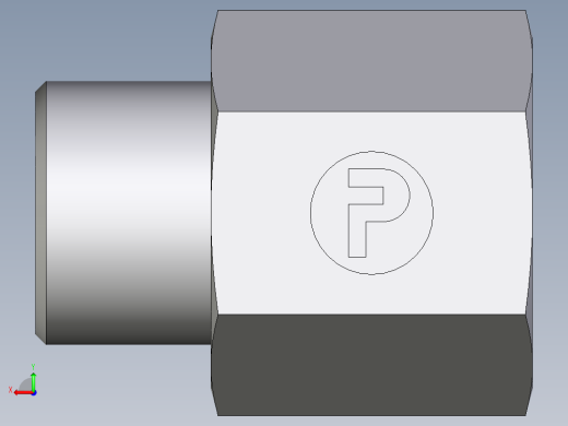 卡套式工业通用硬管接头EO_Swivel_connector_GAI10SRCFX后视缩略图