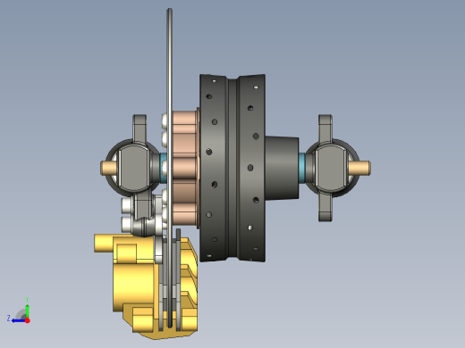 带 Honda CBF 零件的 Simson 盘式​​制动器右视缩略图