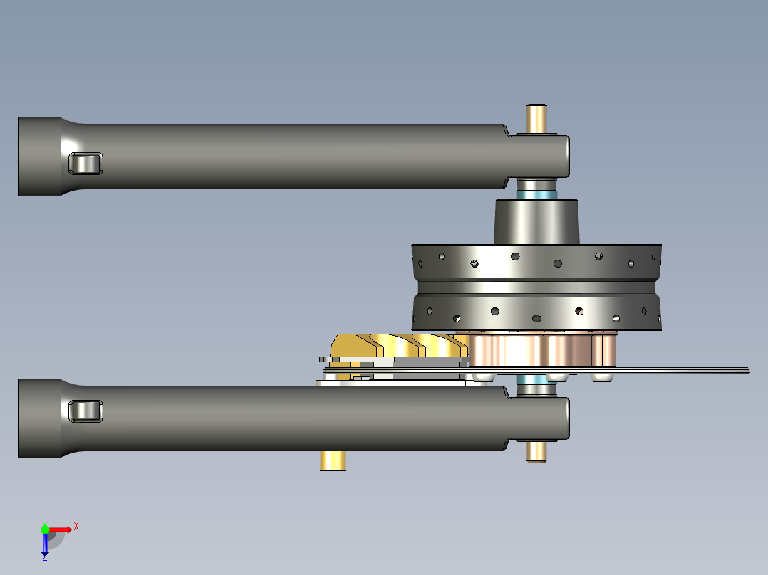 带 Honda CBF 零件的 Simson 盘式​​制动器俯视图