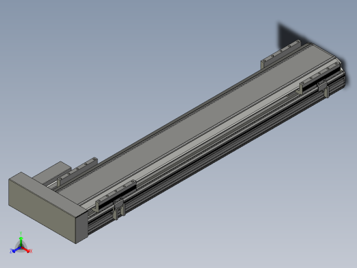 直线模组LHA170-S800-R设计图纸