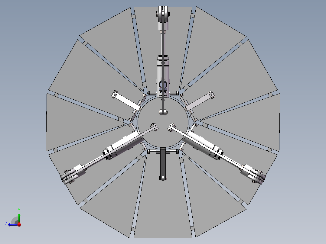 管道机器人三维模型右视图