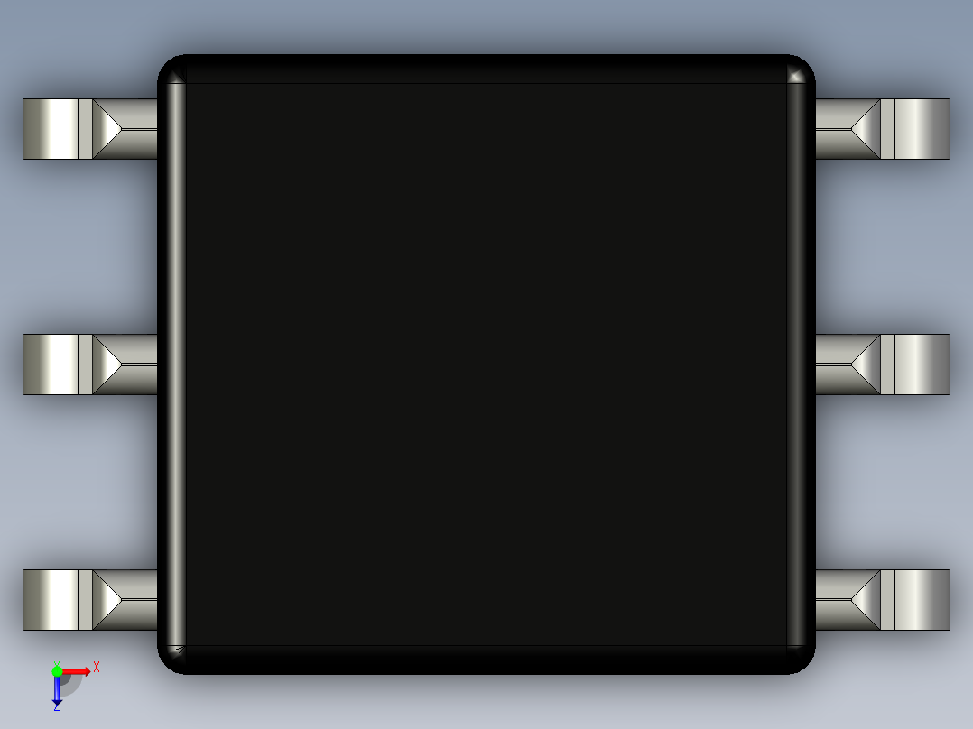 元器件3D封装7603900149俯视图