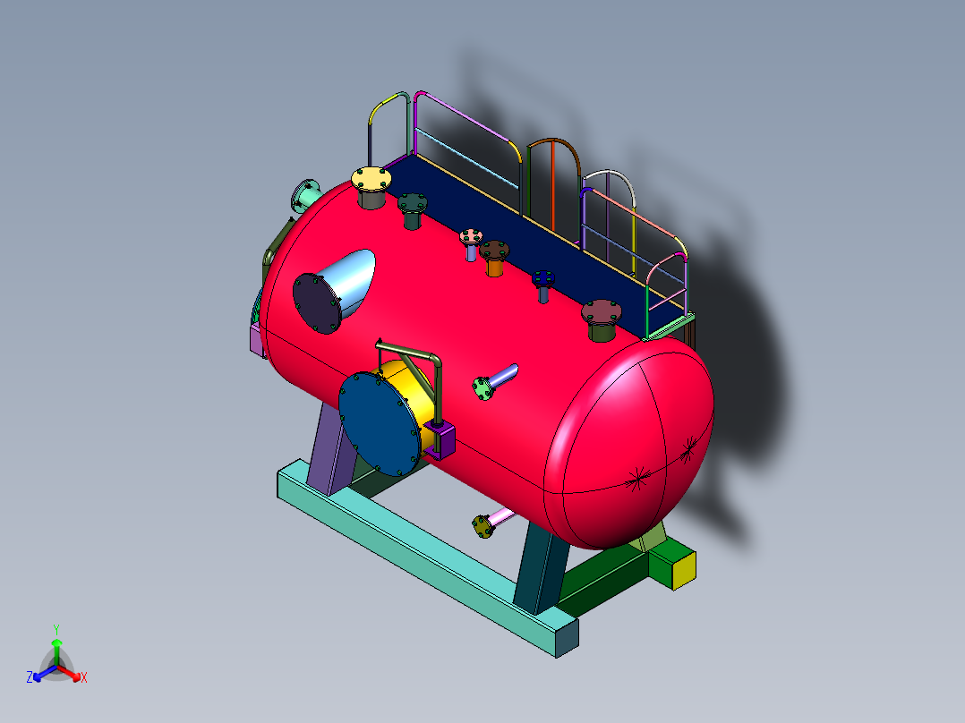 液化石油气卧式贮罐台