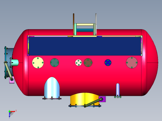 液化石油气卧式贮罐台俯视缩略图