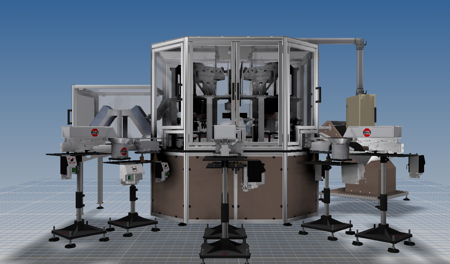 非标设备配套振动盘模型