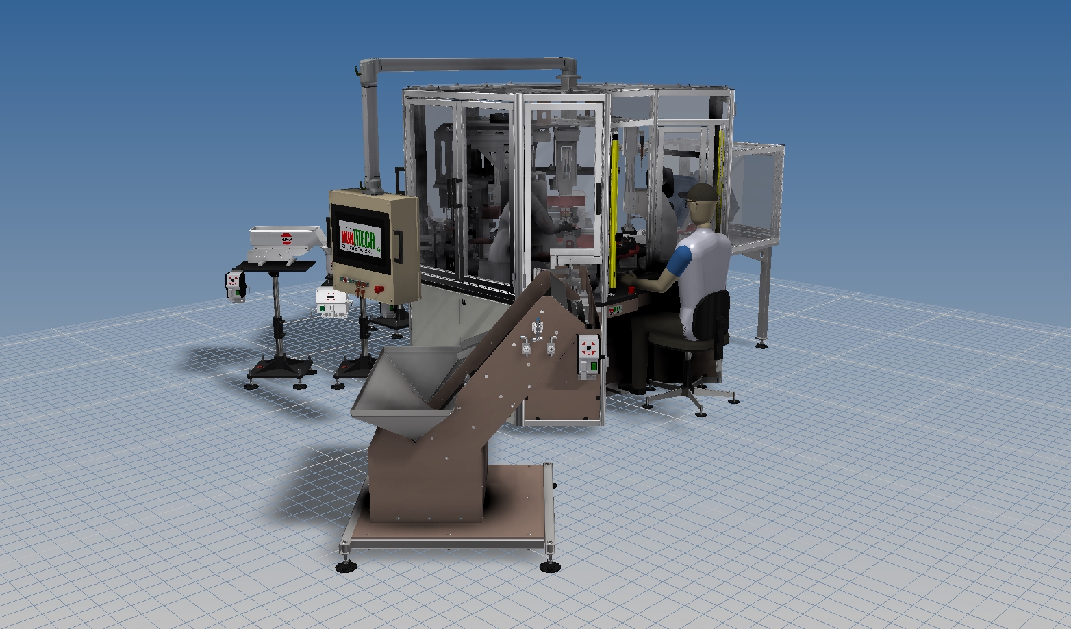 非标设备配套振动盘模型