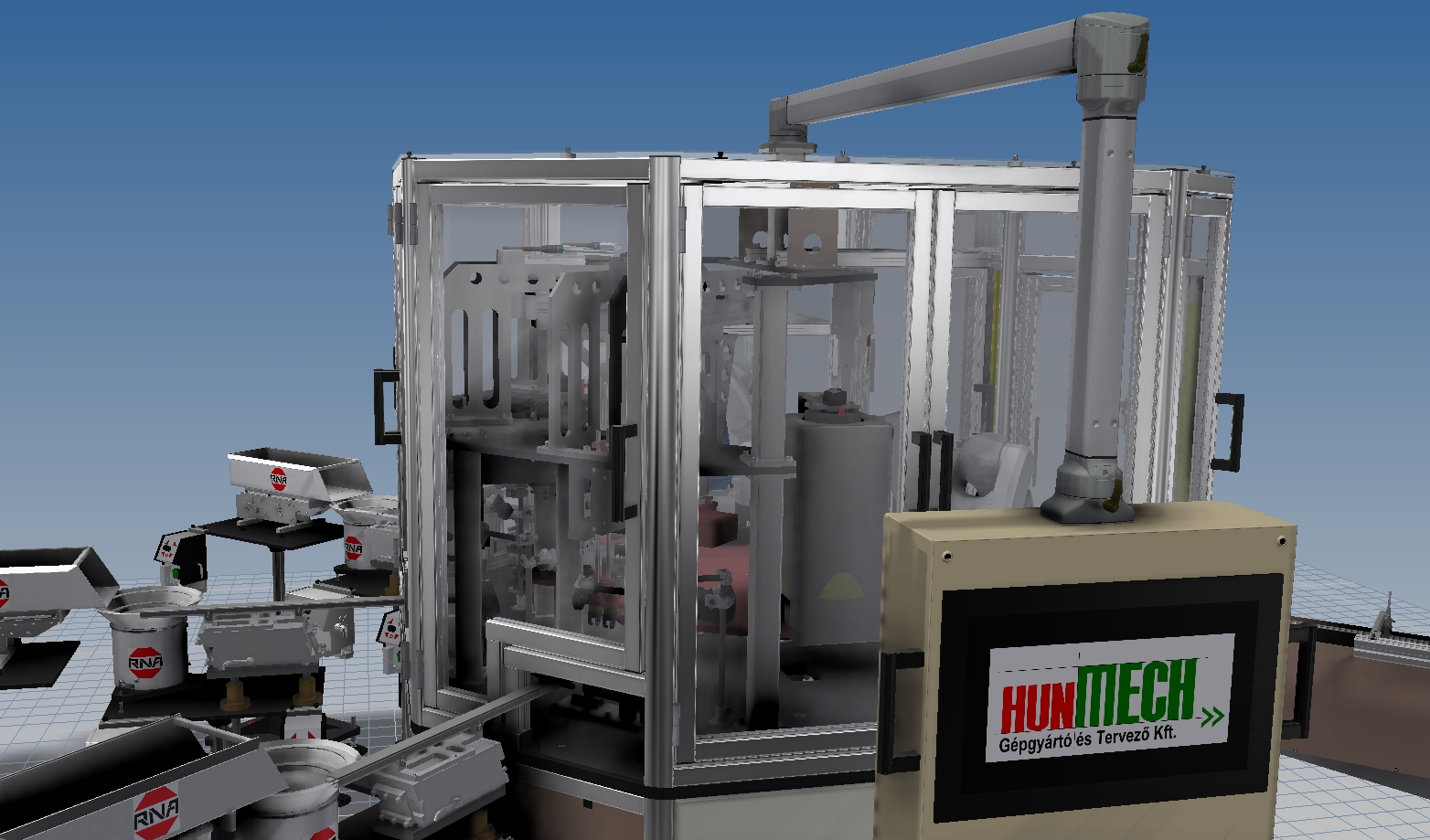 非标设备配套振动盘模型