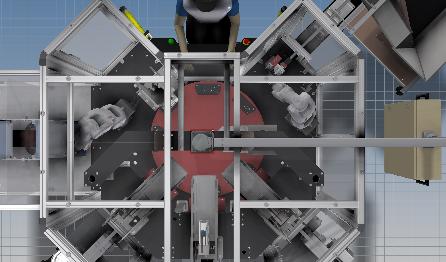 非标设备配套振动盘模型