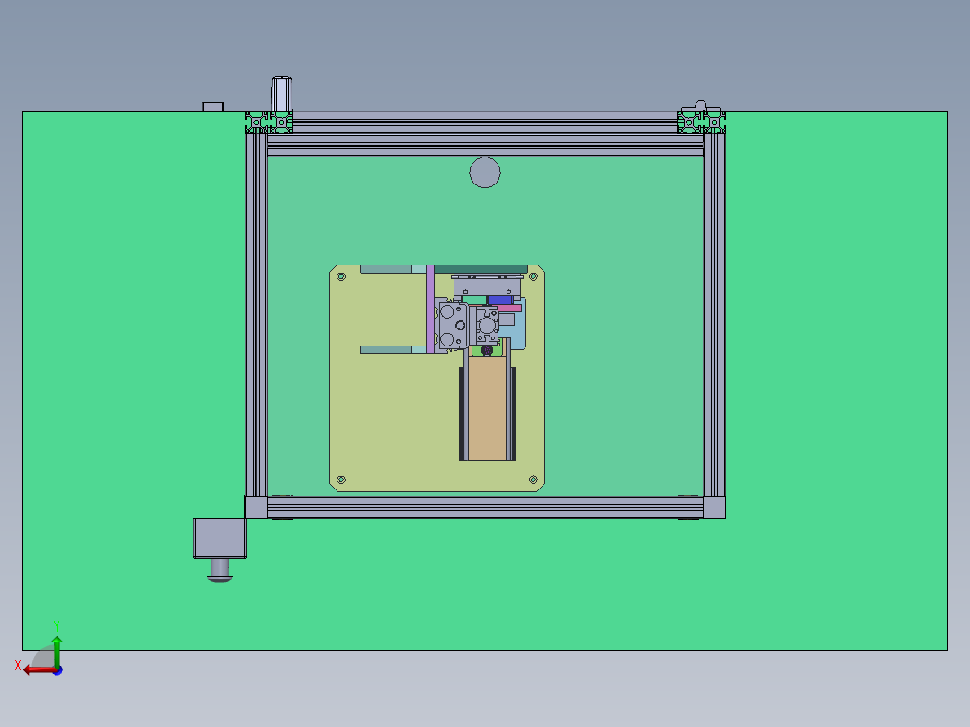 小型拔盖子设备sw18可编辑后视图