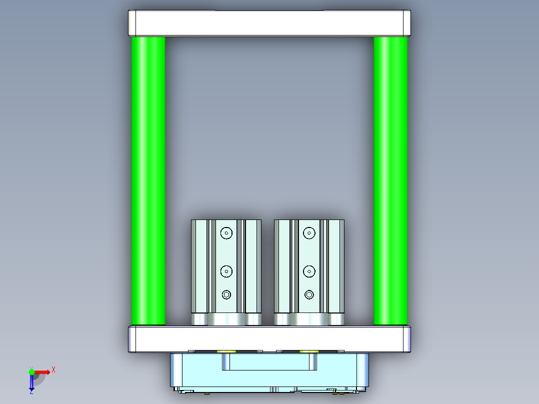 S1-CNC5笔记本CNC工装夹具三维模型-0121俯视图