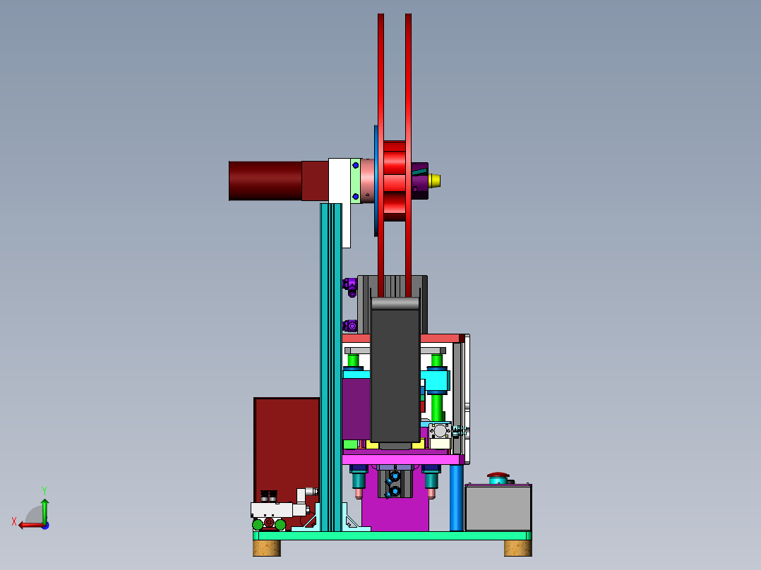 桌上型插针自动裁切设备sw17可编辑后视图