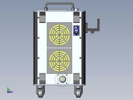 低功率脉冲激光清洗机sw18可编辑左视缩略图