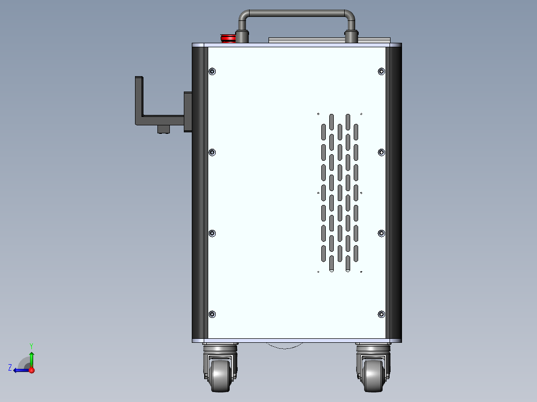 低功率脉冲激光清洗机sw18可编辑右视图
