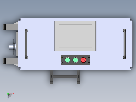 低功率脉冲激光清洗机sw18可编辑俯视缩略图