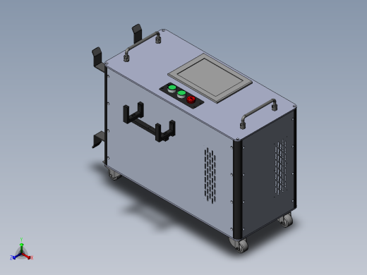 低功率脉冲激光清洗机sw18可编辑正等轴测缩略图