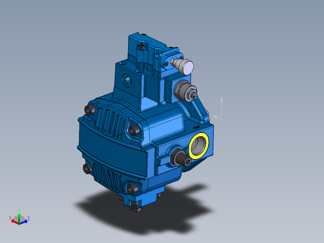 Continental Hydraulics-PVX-11or15B30-RF-P-1S17液压元件主视图