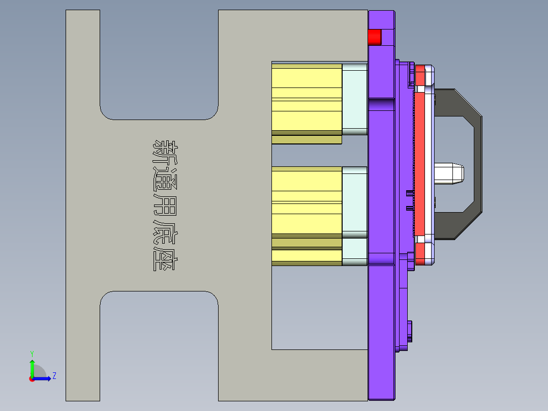X1-C-US-笔记本CNC工装夹具三维模型WWAN-V0-CNC7-网孔加工-200810左视图