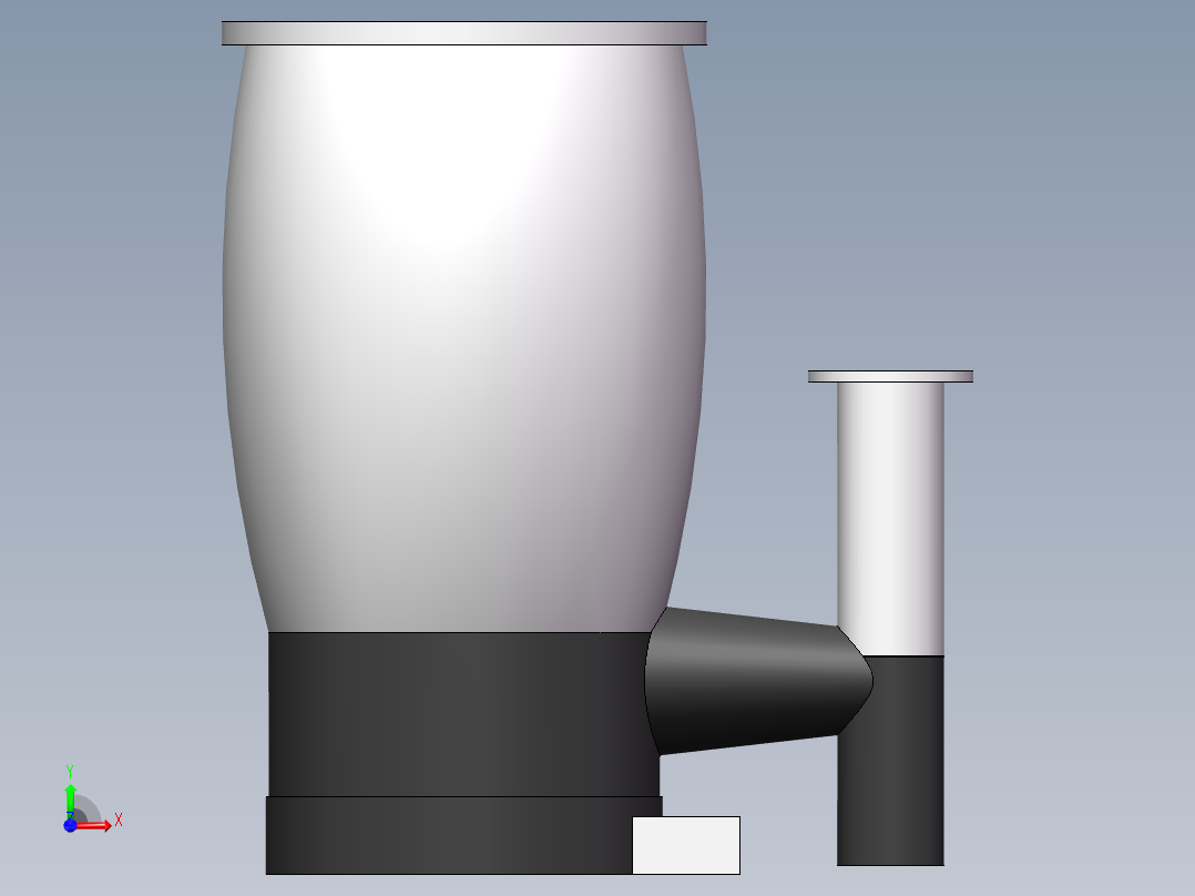KT-400高真空油扩散泵(沈阳真龙)前视图