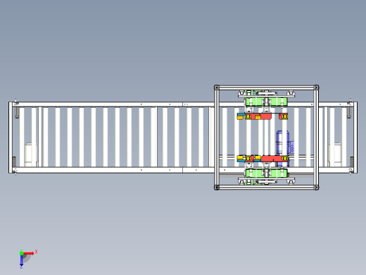输送线物料对中机俯视缩略图