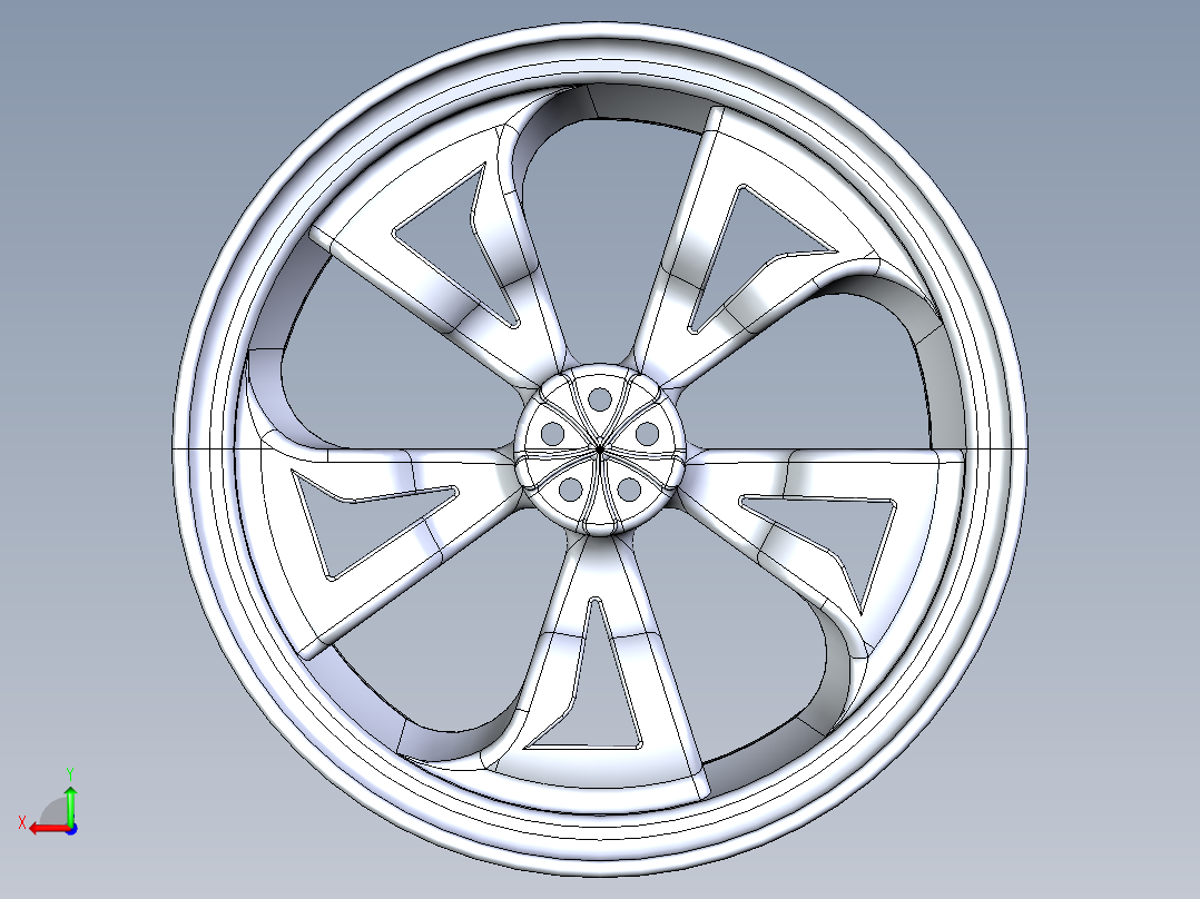 轮毂、轮胎(62)后视图