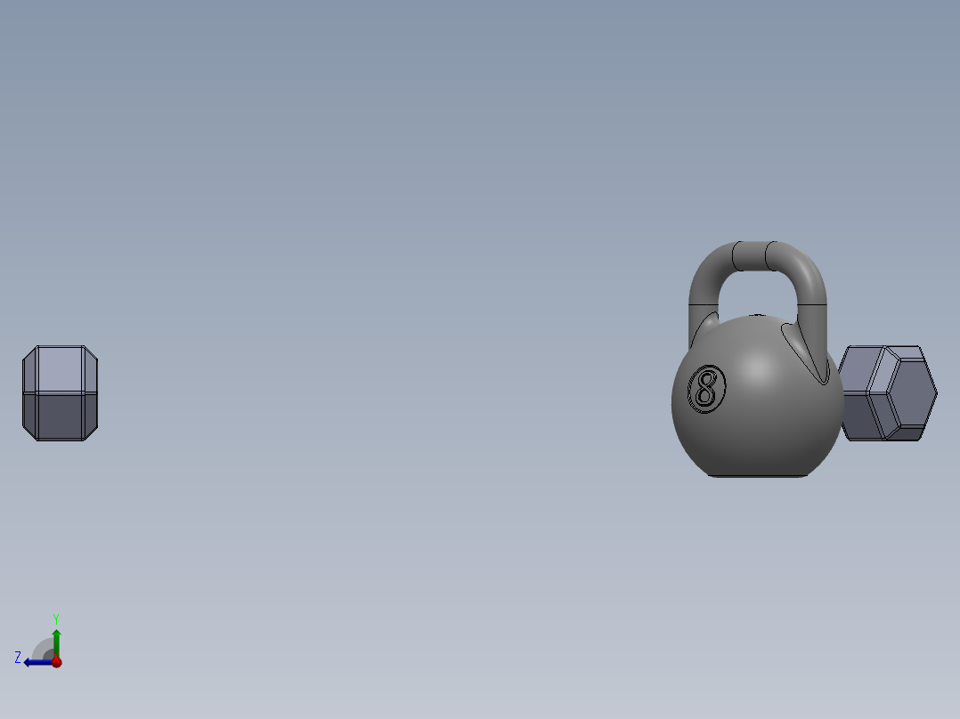 健身器材(42)右视图