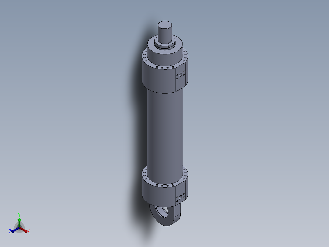 油缸100-56-450-1.snapshot.1正等轴测图