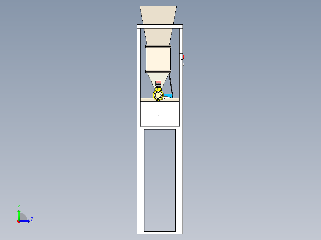 B2004694-塑料回收机左视图