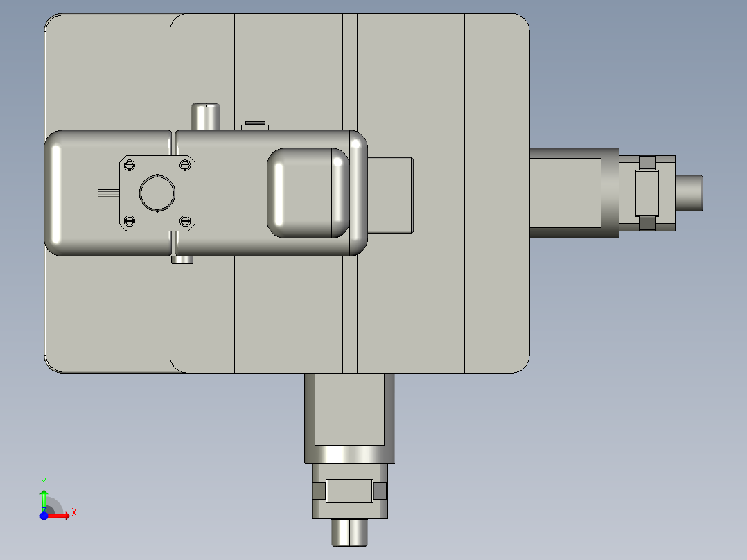 B2004050-小型Proxxon MF70数控铣床前视图
