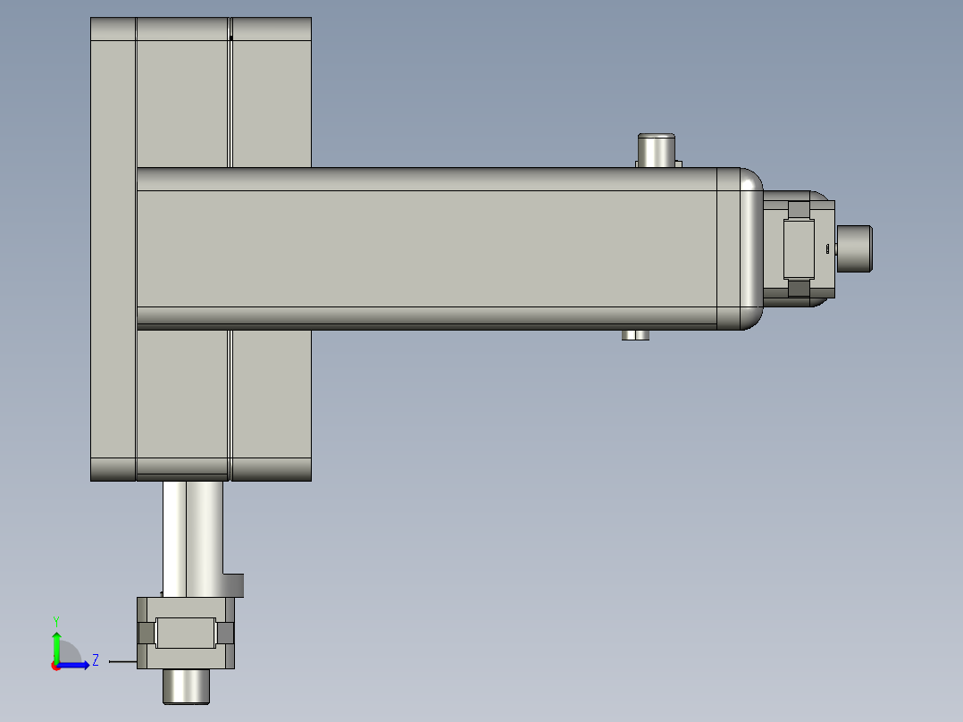 B2004050-小型Proxxon MF70数控铣床左视图