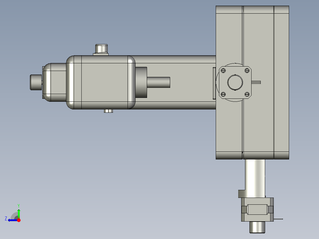 B2004050-小型Proxxon MF70数控铣床右视图