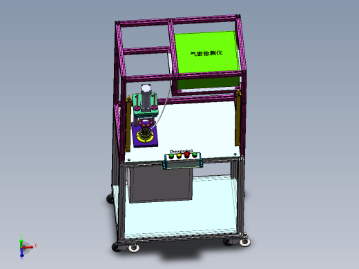 新能源汽车水泵隔水套气密性检测机