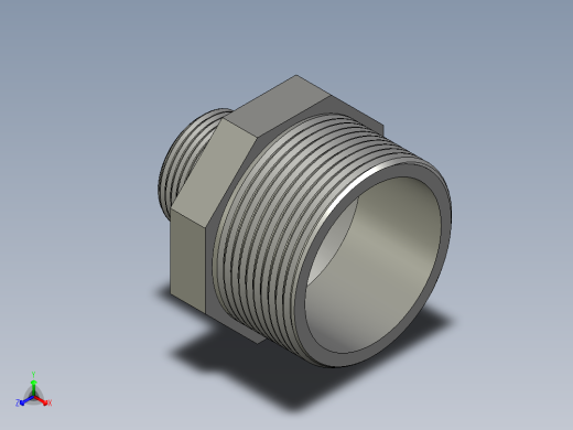 螺纹管对丝-六角异径 DN40-DN20
