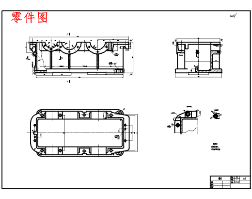 二级圆柱齿轮减速器下箱体的数控加工工艺设计含三维及CAD图缩略图