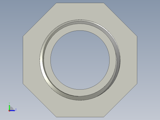 螺纹管对丝-六角异径 DN20-DN15左视缩略图