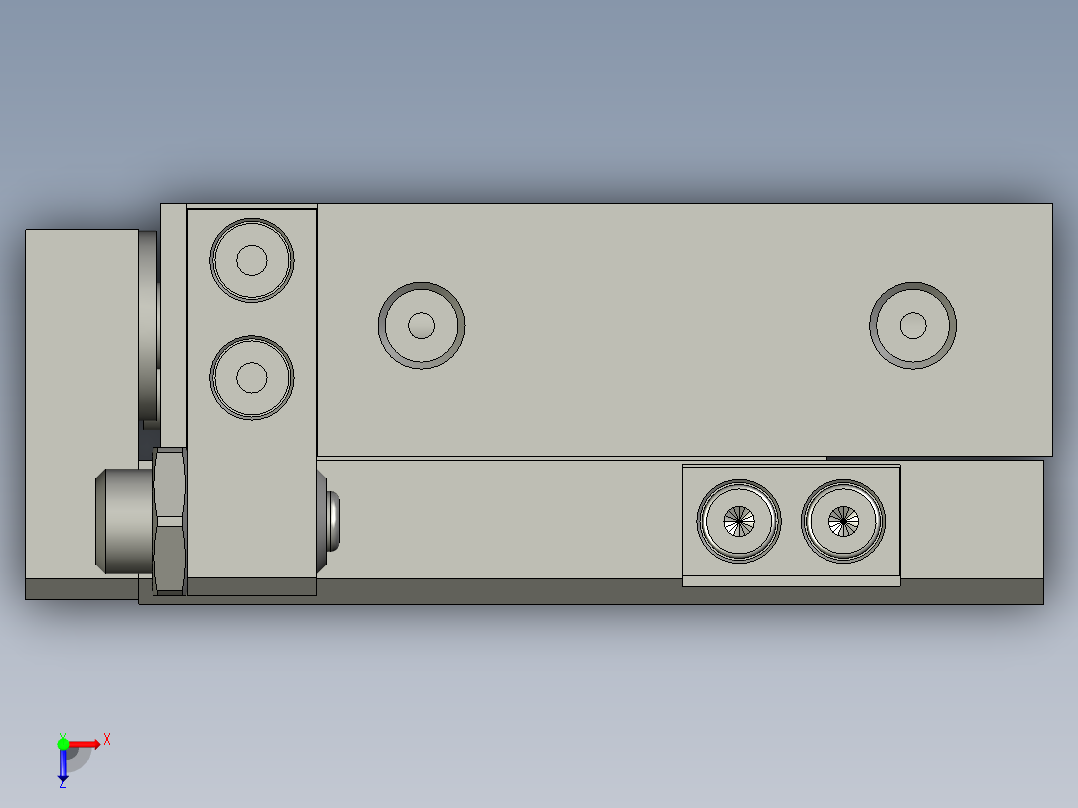 HLQ20X40SAS(0)+()俯视图
