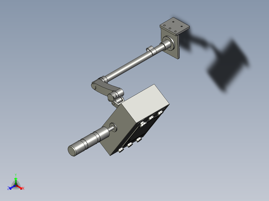 人机控制界面组件-bx正等轴测图