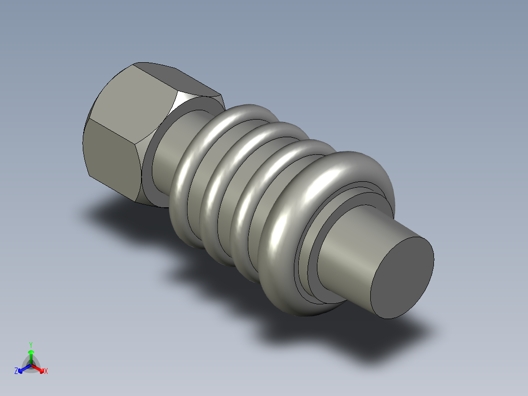 MBV-03-B(手推閥)正等轴测图