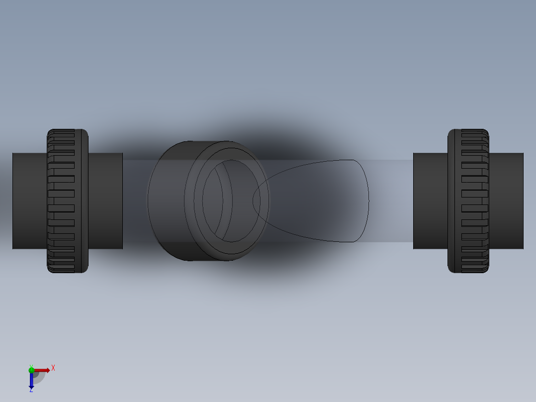 Y型过滤器(Y-Sediment Strainers)俯视图