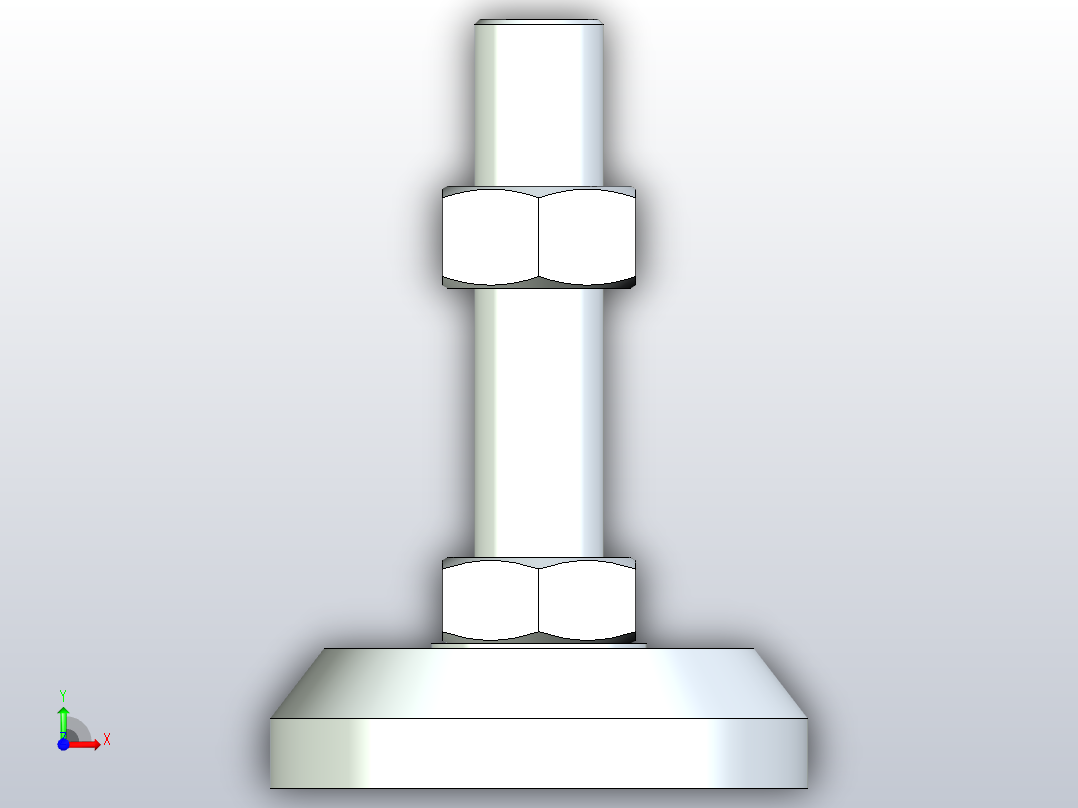 脚杯WAD82-D100-M24-L100前视图