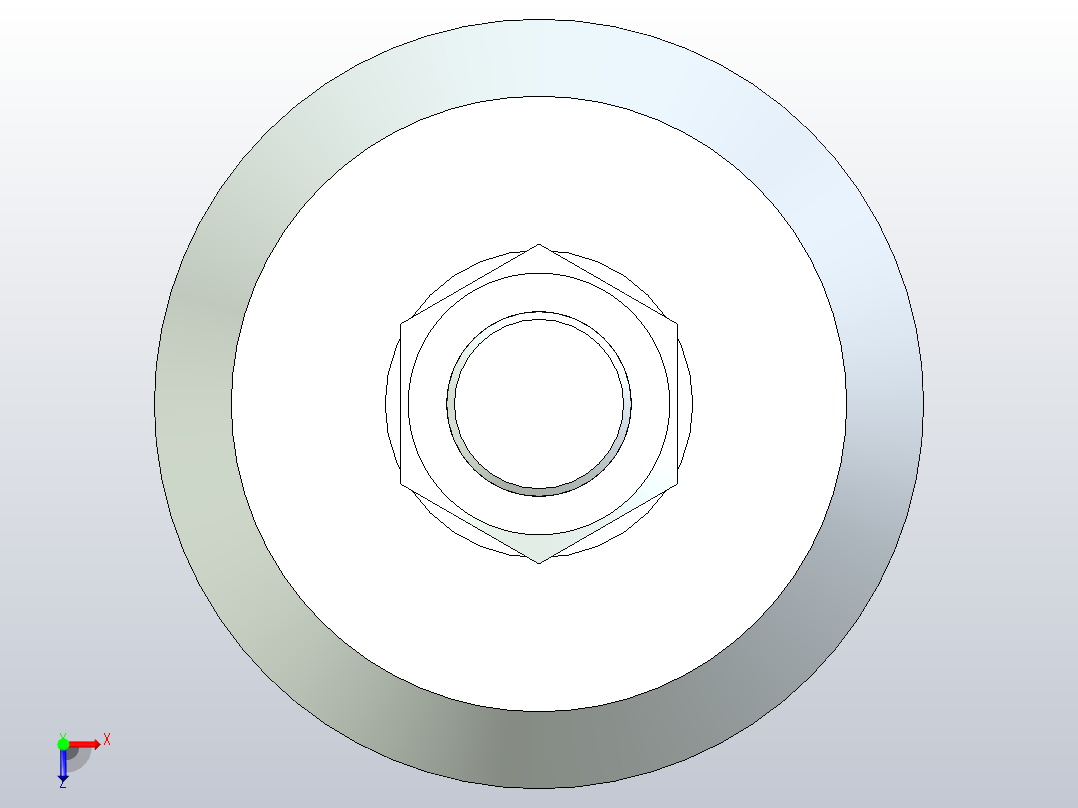 脚杯WAD82-D100-M24-L100俯视图