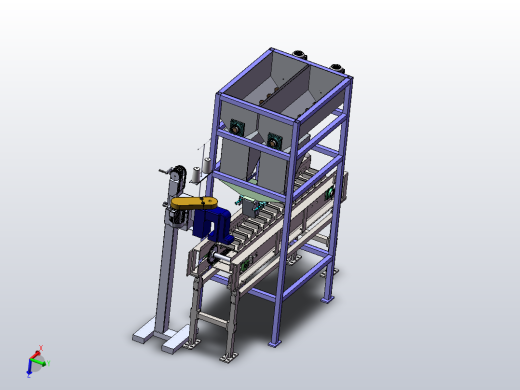 5kg大米包装机-三维SW