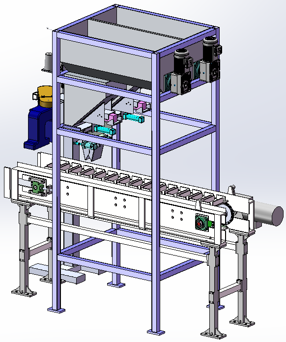 5kg大米包装机-三维SW