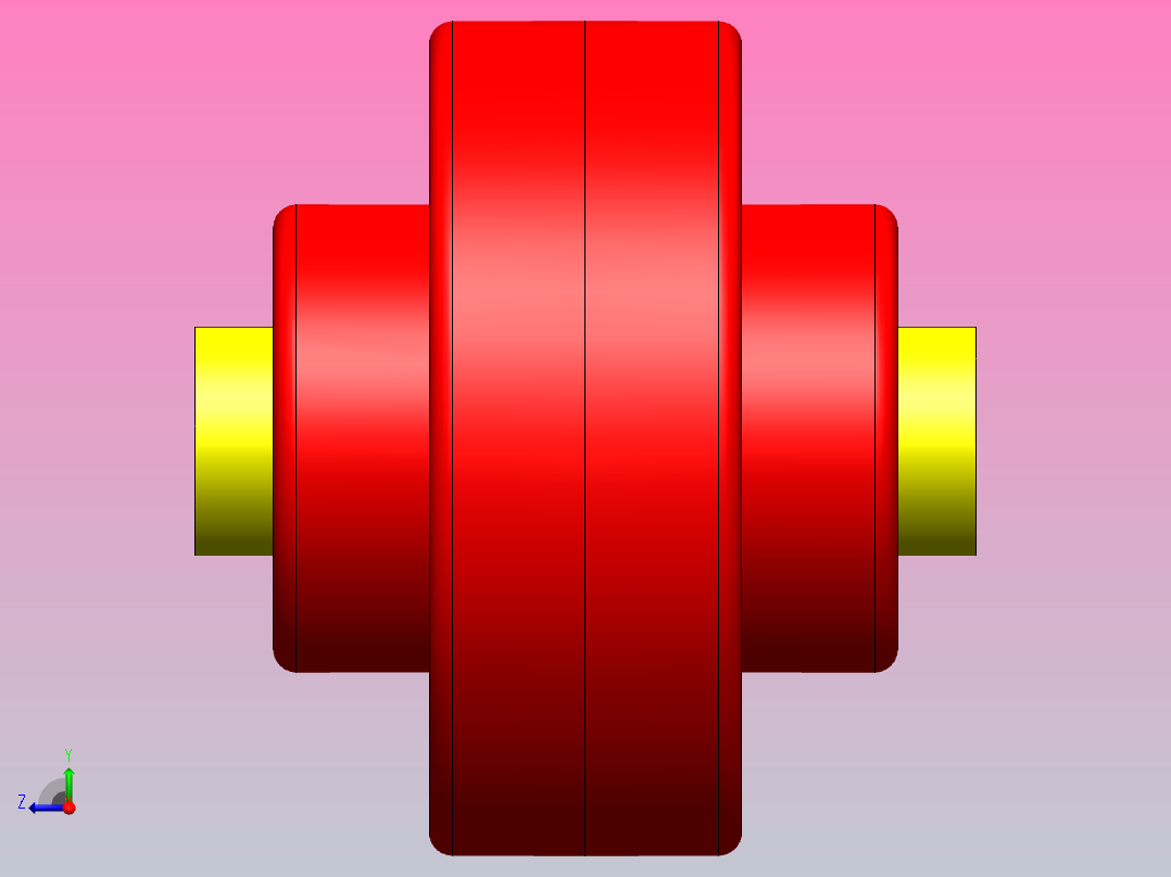 法兰联轴器类型2右视图