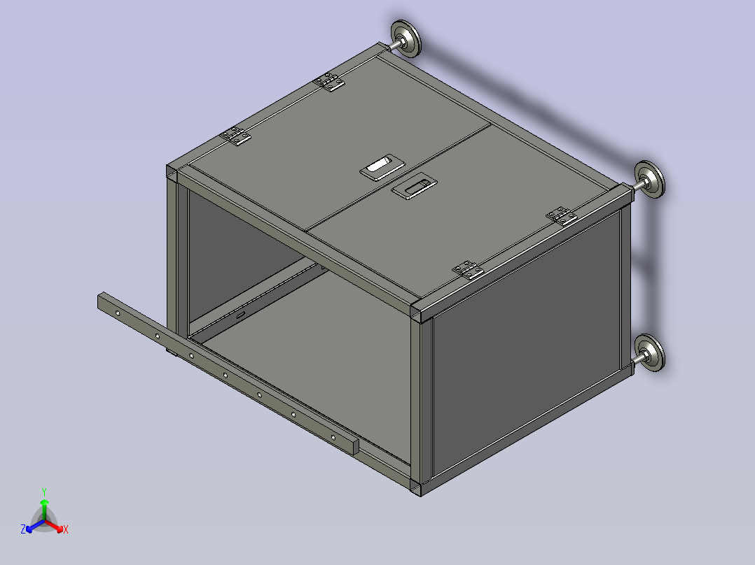 校直单元正等轴测图
