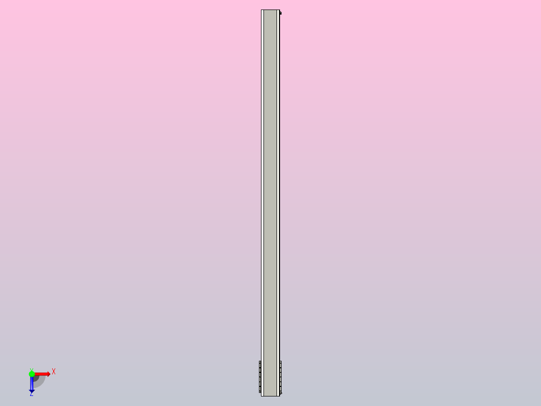 直驱直线电机轴TPA-LNP-200D-P23-L3720-C-1-3-C-10-N3(磁栅尺)俯视图