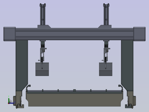 光伏组件层压机硅胶板升降机的设计左视缩略图