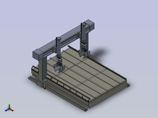 光伏组件层压机硅胶板升降机的设计正等轴测缩略图