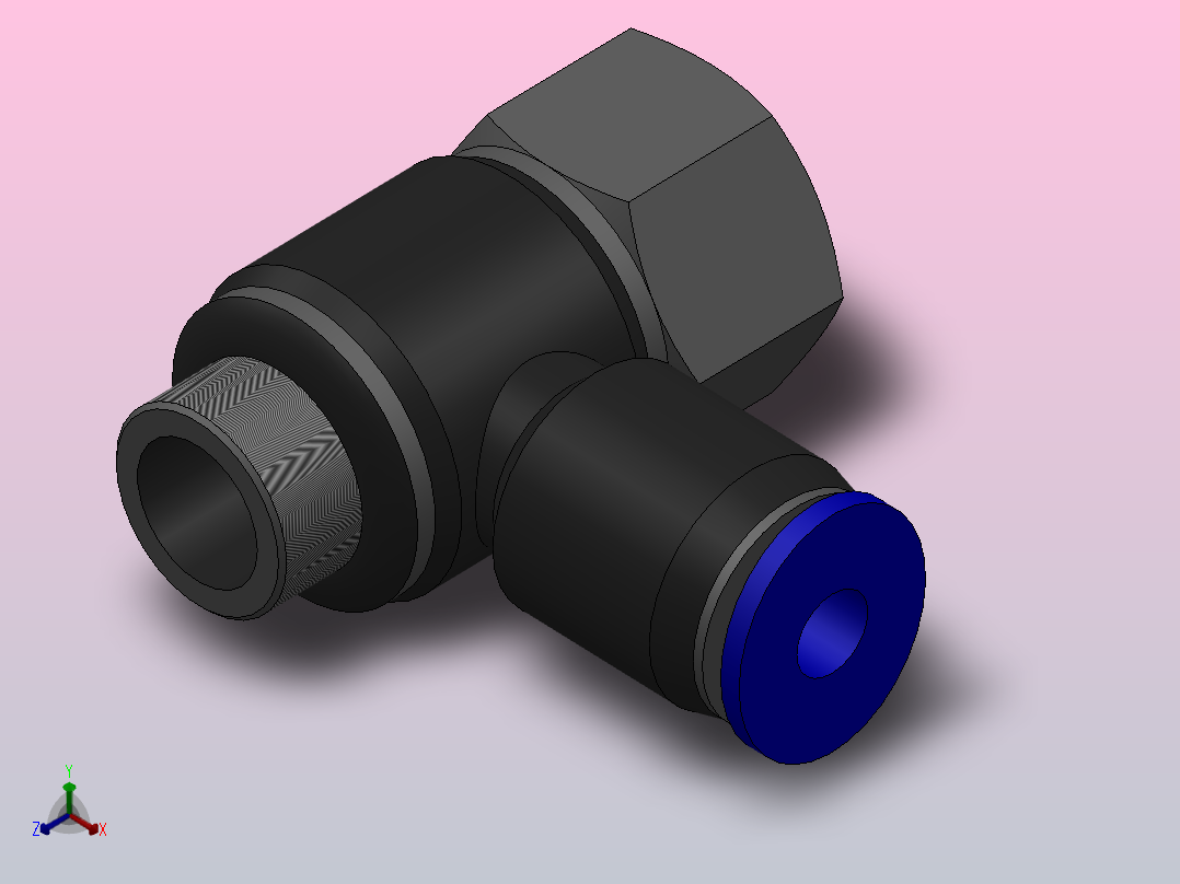 IPHF-G 串联接头-G螺纹_IPHF04-G01主视图