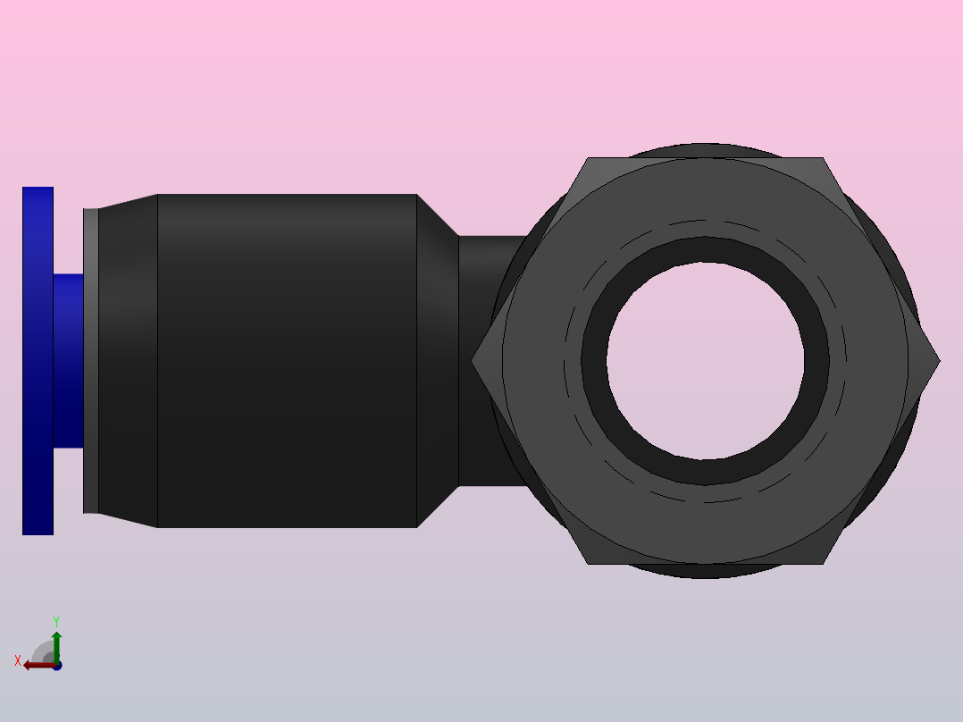 IPHF-G 串联接头-G螺纹_IPHF04-G01后视图